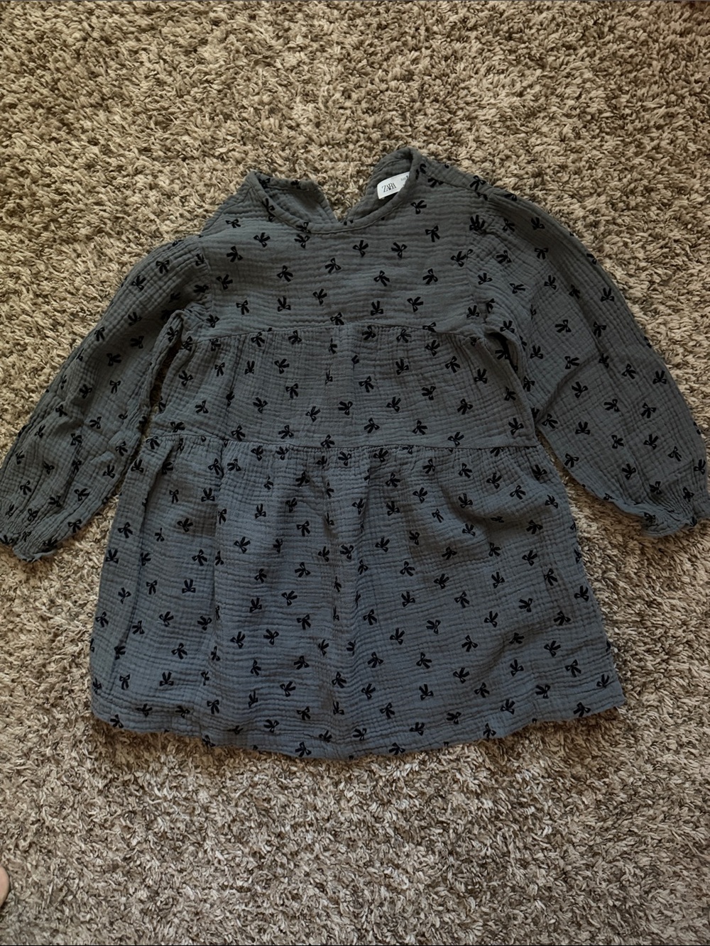 Zara Floral Mini Dress Size 5-6Y